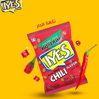 IYES Peanuts Chili flavored 6 pac x 20 pcs 