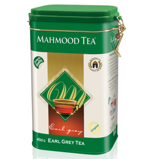 MAHMOOD EARL GREY TEA Loos 450GX 10  ROUND TIN