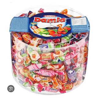 Damla Sours Assorted fruits flavored soft candies 500g 