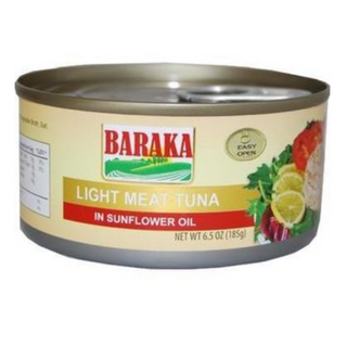 Baraka Tuna in Sunflower Oil 180g x 48 pc