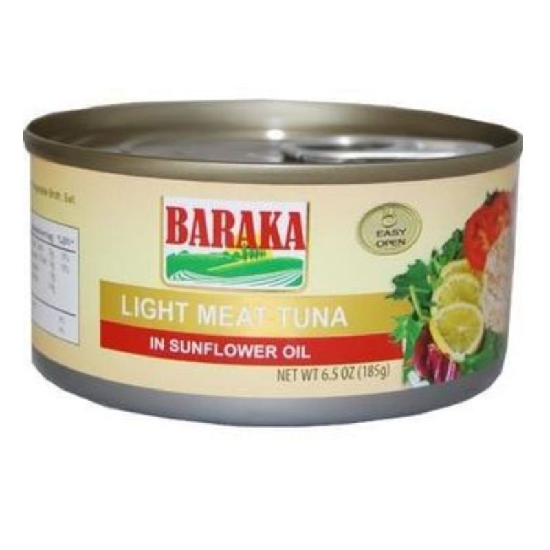 Baraka Tuna in Sunflower Oil 180g x 48 pc Main Image