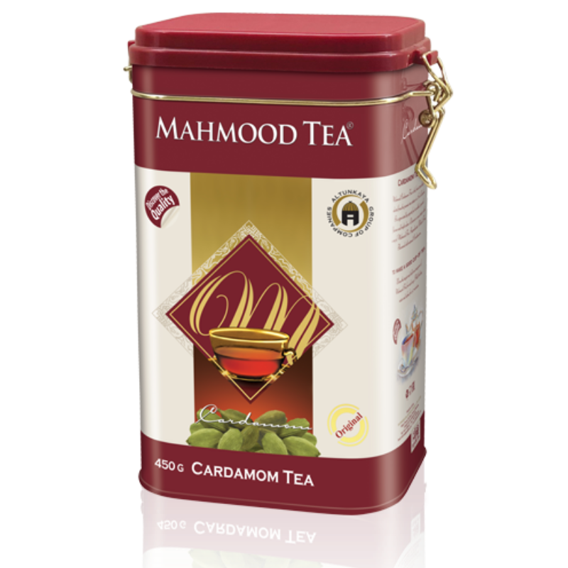 MAHMOOD CARDAMOM TEA Loos 450GX 10  ROUND TIN 