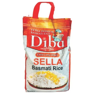 Diba Sella Basmati Rice Extra Long 10lb x 4 bags 