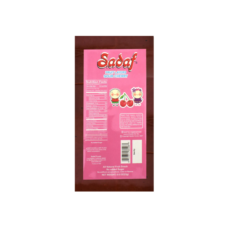Sadaf Fruit Layers | Sour Cherry 23g x 50