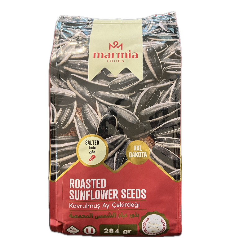 Red Marmia Sunflower Seeds Roasted & Salted XXL  284g x 16 sack