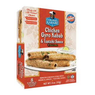 COLONEL Chicken Gyro Kabab & Tzatziki Sauce 12 x 312g