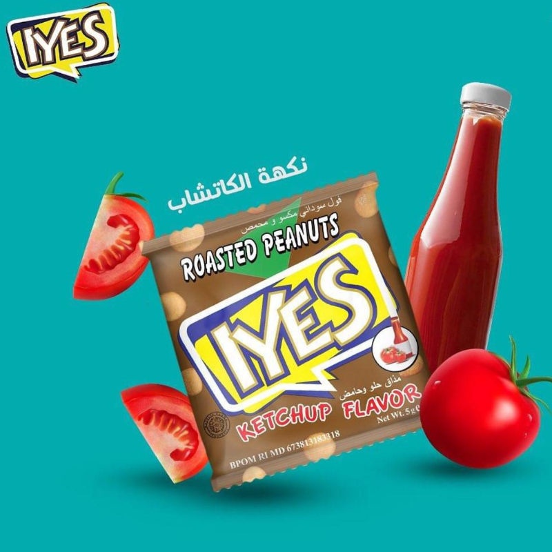 IYES Peanuts Ketchup flavored 6 pac x 20 pcs  Main Image