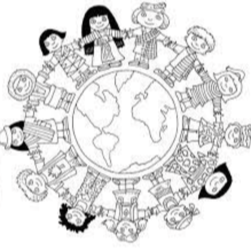 AROUND THE WORLD - Colouring 1