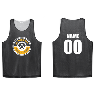 ATC™ PRO CLUB REVERSIBLE MESH TANK TOP. S3535 - Black/White