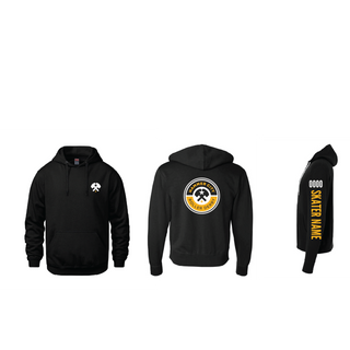 L00550 - Vault - Adult Pullover Hooded Sweatshirt  - Black