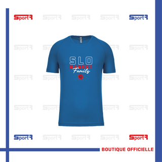 T-shirt polyester bleu - Hommes & Enfants 