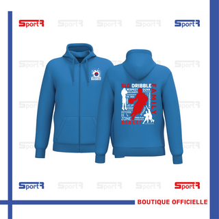 Sweat zippé bleu - Adultes (Unisexe)