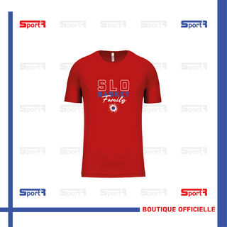 T-shirt polyester rouge - Hommes & Enfants 