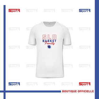 T-shirt polyester blanc - Hommes & Enfants 