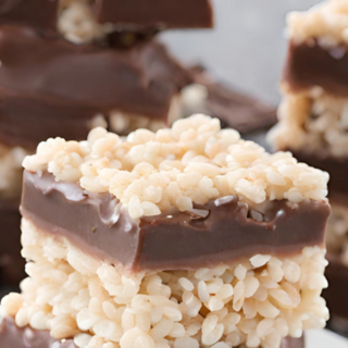 Cuadrado de arroz Krispy fudge