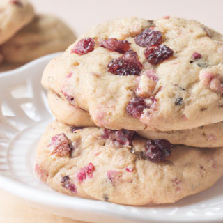 Galletas de avena, arándanos, y naranja