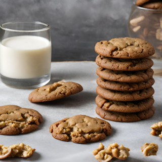 Galletas de nuez de castillo y jarabe de maple 