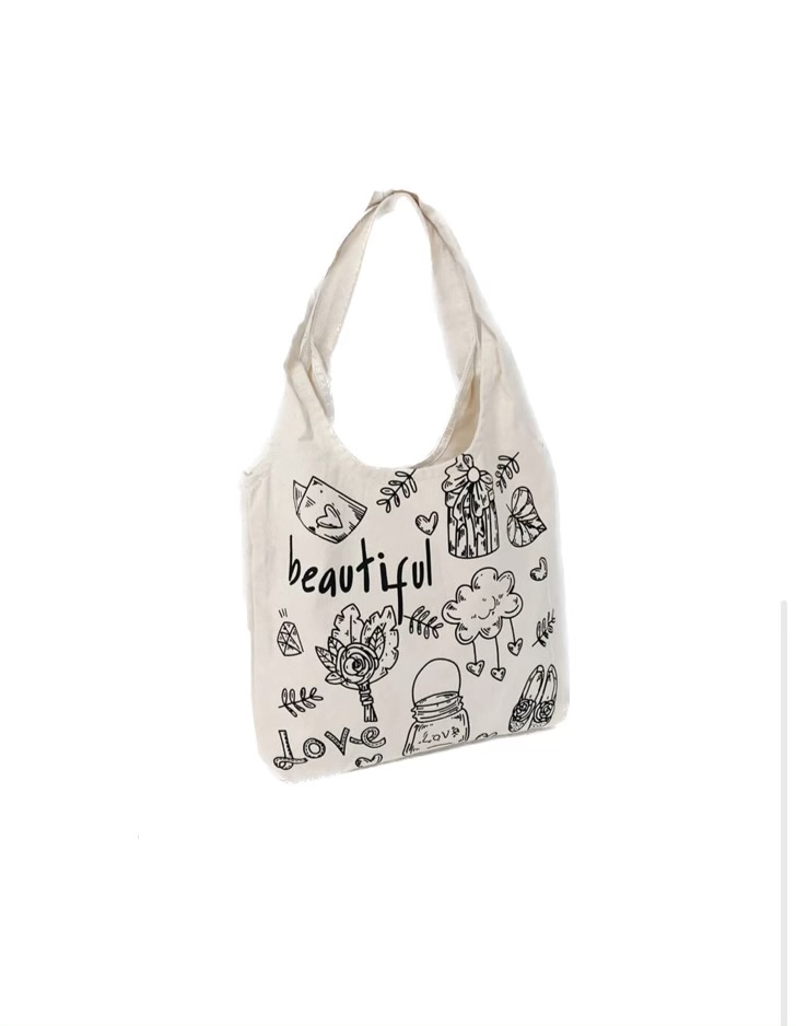 Cartoon Graphic Tote bag Main Image