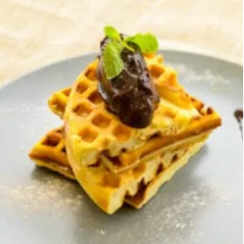 Chocnut and Goya Ganache Waffles Main Image