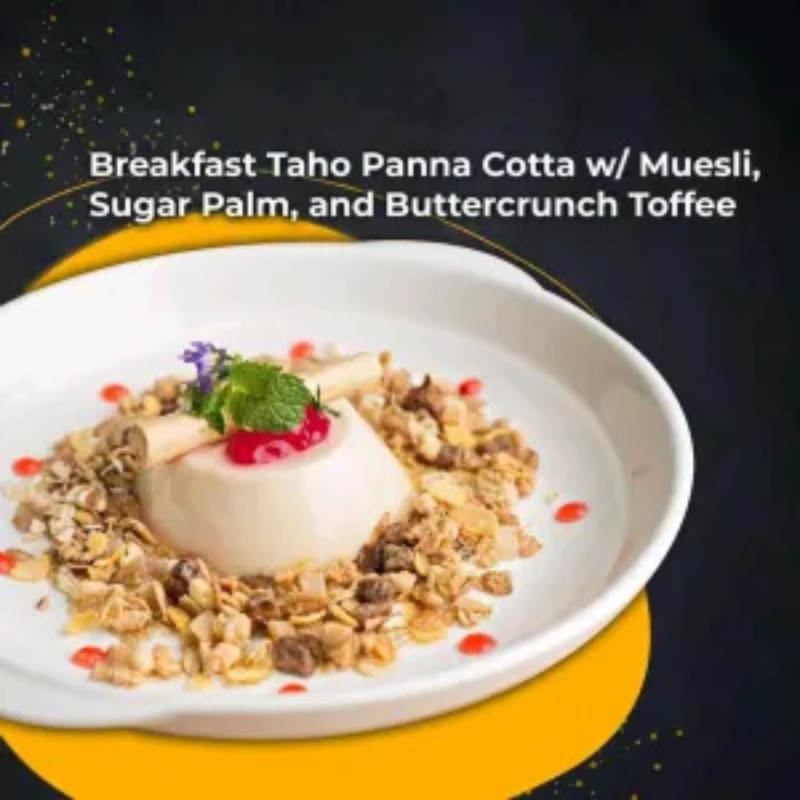 Taho panna cotta Main Image