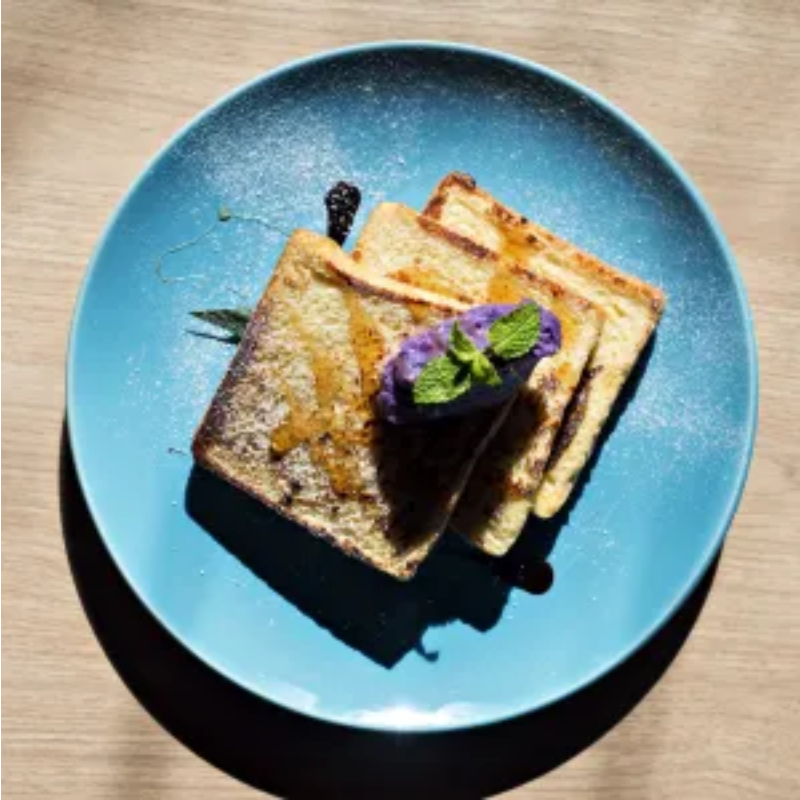 French Toast with Ube and White Chocolate Main Image