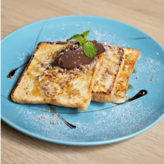 French Toast with Chocnut and Goya Ganache