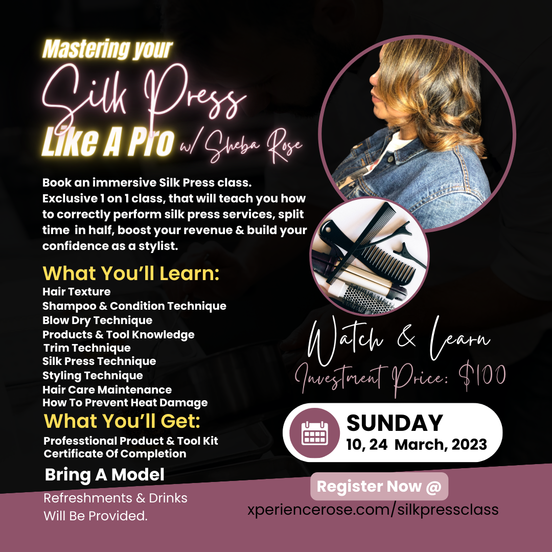 Silk Press Look & Learn