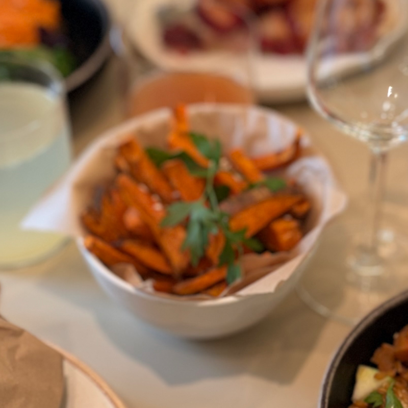 Side : frites de patates douces 