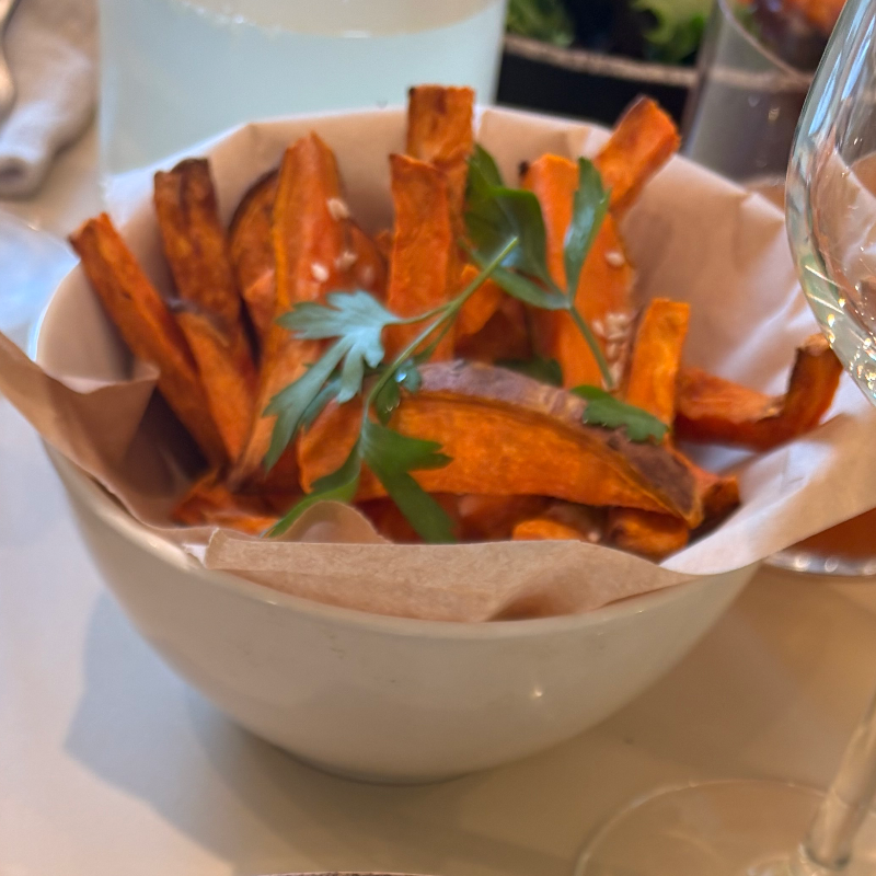 Side : frites de patates douces 