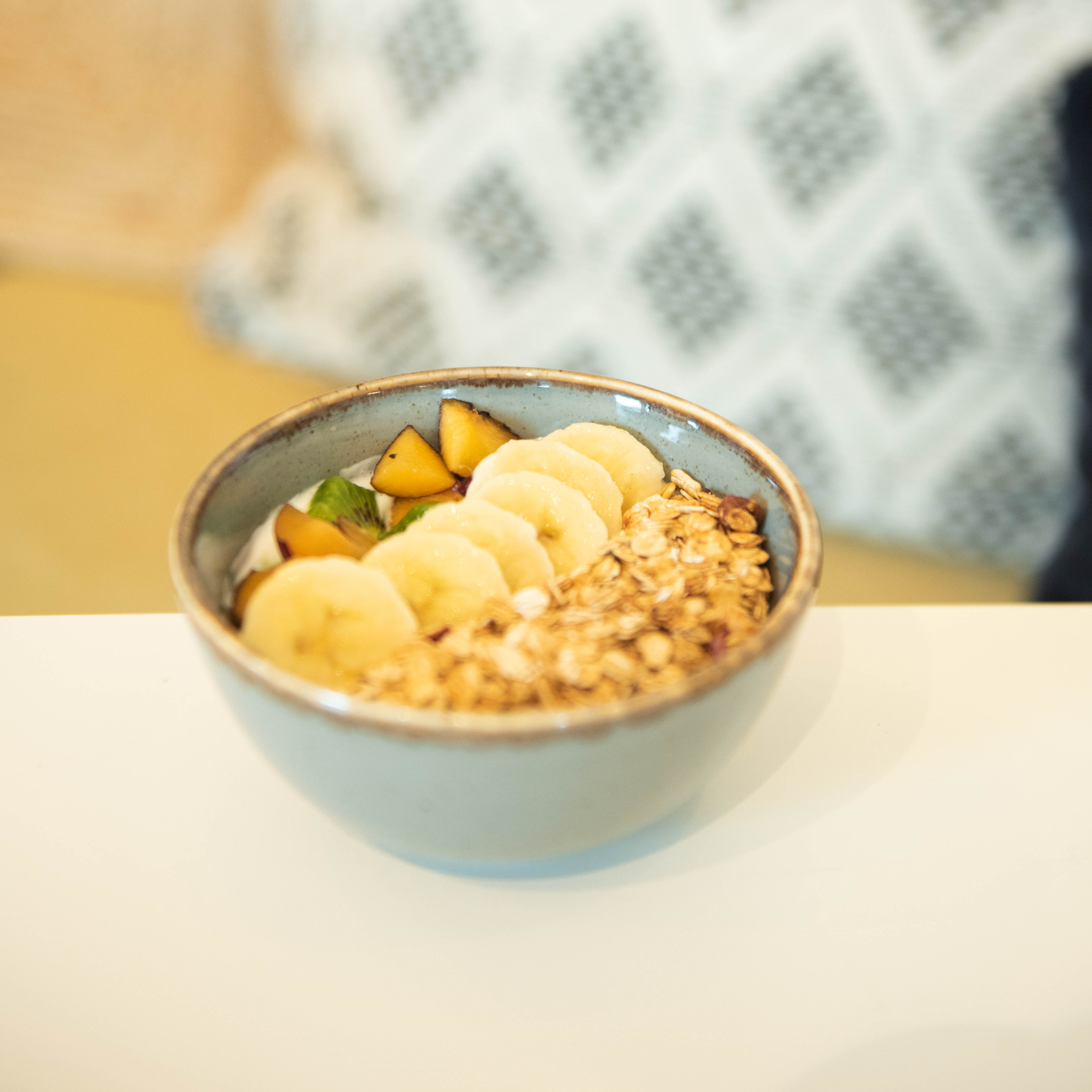 Fromage blanc et fruits frais