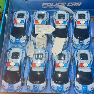 POLICE CAR TOY 12 PC TRAY 135/PC