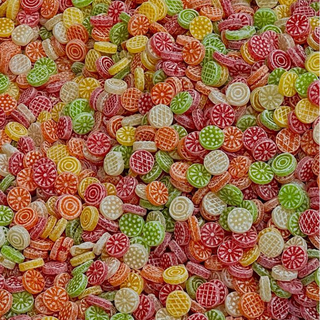 CHAKRI SHAPE MIX FRUIT CANDY 1 KG 