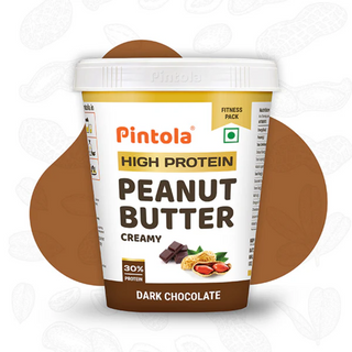 PINTOLA HIGH PROTEIN PEANUT BUTTER DARK CHOCOLATE CREAMY 510  GM 399