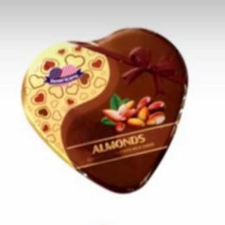 AMERICANA HEART ALMOND NUTTIES 180G MRP 450