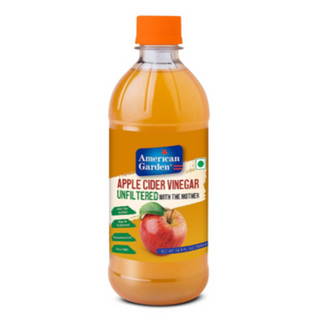 American Garden Apple Cider Vinegar Unfiltered with the Mother, 16.9 fl oz / 500 ml