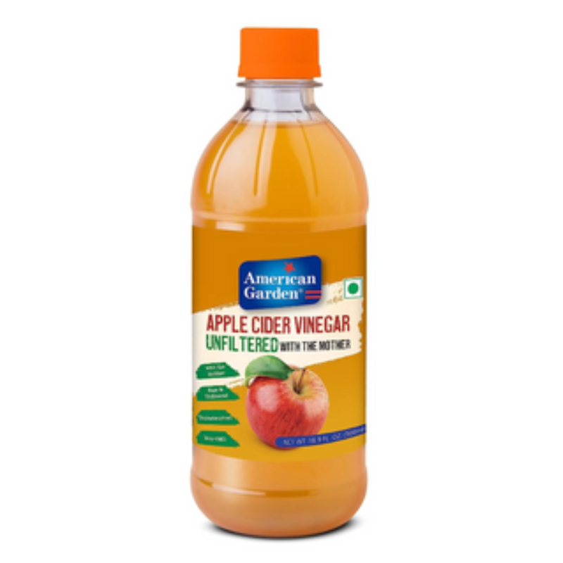 American Garden Apple Cider Vinegar Unfiltered with the Mother, 16.9 fl oz / 500 ml Main Image