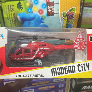 DIE CAST HELICOPTER TOY