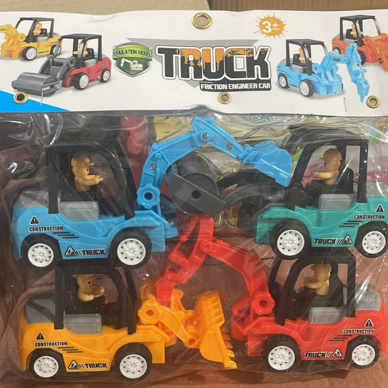 TRUCK FRICTION ENGNEERING CAR SET OF 4 PC Main Image