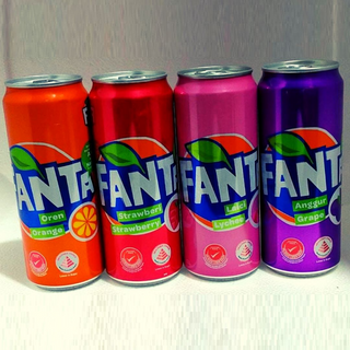 Fanta Grape, Lychee, Strawberry, Orange 320 ml Sale100~(Imported)