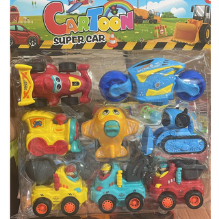 CARTOON SUPER CAR SET OF 8 PCS