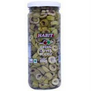 GREEN CUTTING OLIVES 450 G 250 MRP