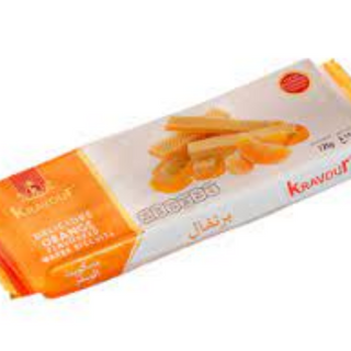 kravour waffers orange flavour 100 g 