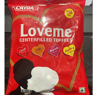 CYRA LOVE ME CENTERFILLED TOFFEE 100 PCS