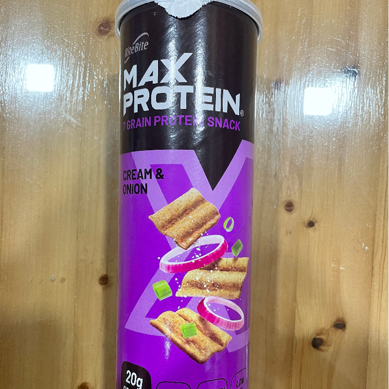 MAX PROTEIN 7 GRAIN SNACKS CREAM AND ONION MRP 119