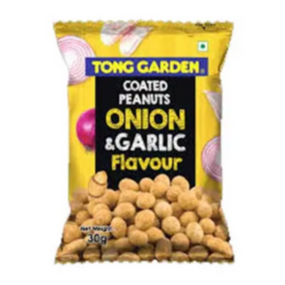 Tong Garden Coated Peanuts Onion Garlic Flavour, 20g MRP10