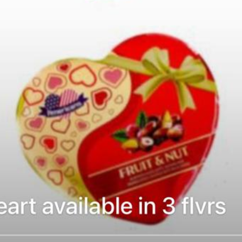 HEART FRUIT AND NUTS NUTTIES 180 G MRP 450