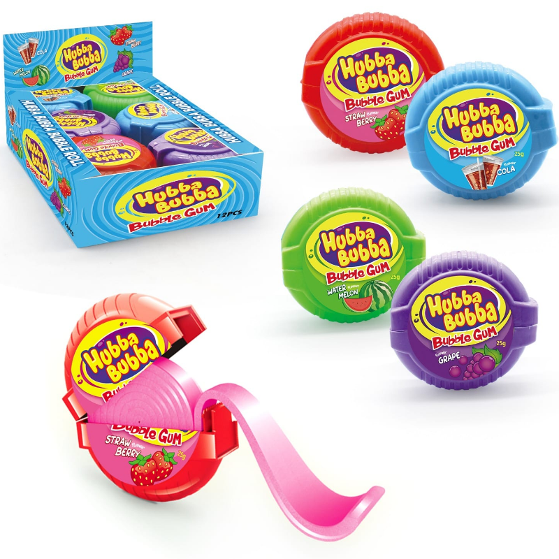 HUBBA BUBBA BUBBLE GUM ROLL 