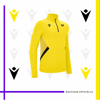 1/4 Zip PIAVE - Jaune