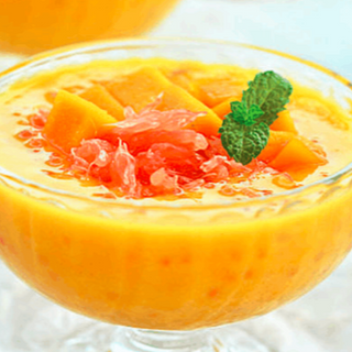 Mango Grapefruit Sago Dessert