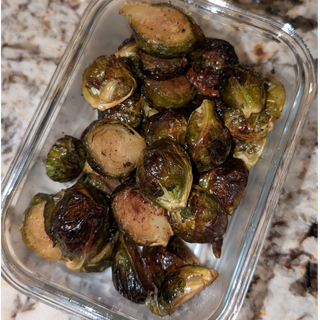 Maple Roasted Brussels